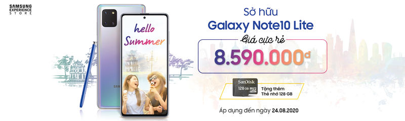 Galaxy Note 10 Lite sale mạnh gần nửa giá - Rinh ngay đi chờ chi