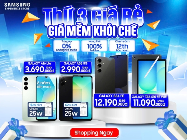 Thứ 3 giá rẻ
